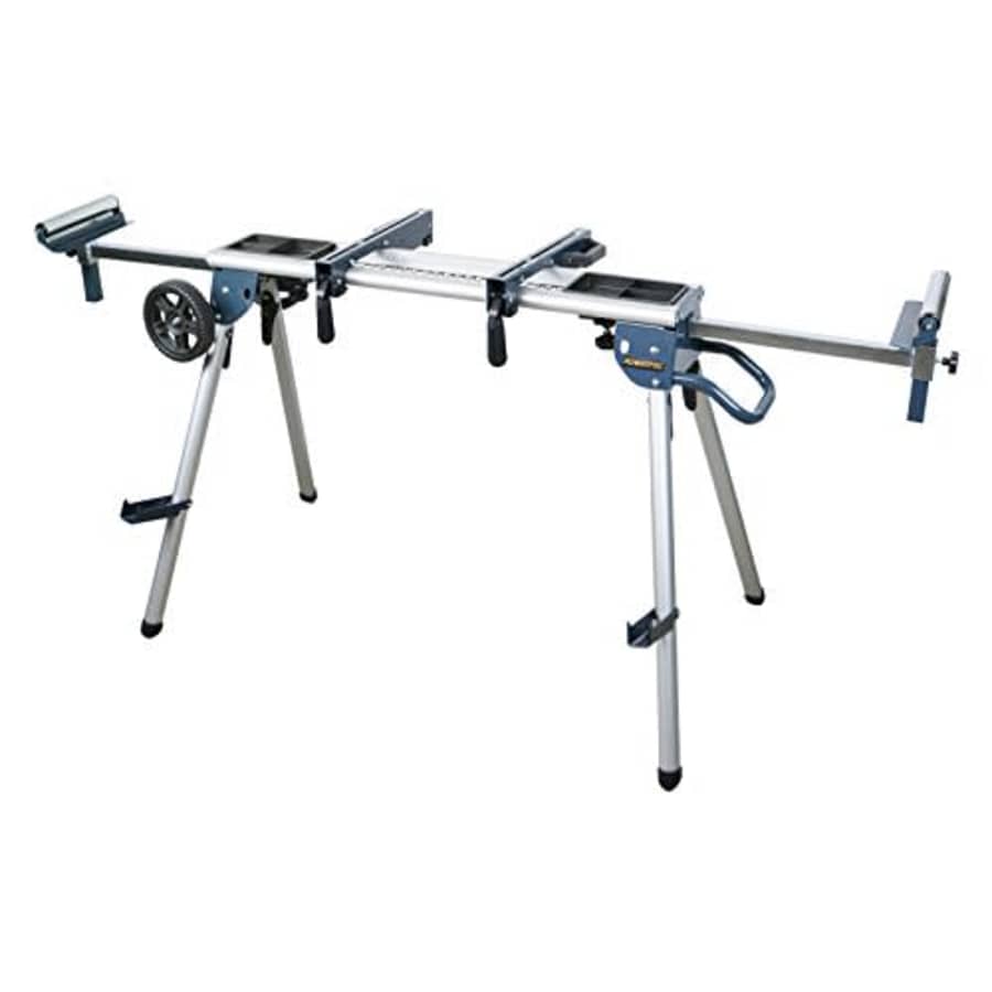 POWERTEC MT4008 Deluxe Rolling Miter Saw Stand with Systematic Tool Storage Trays for $117