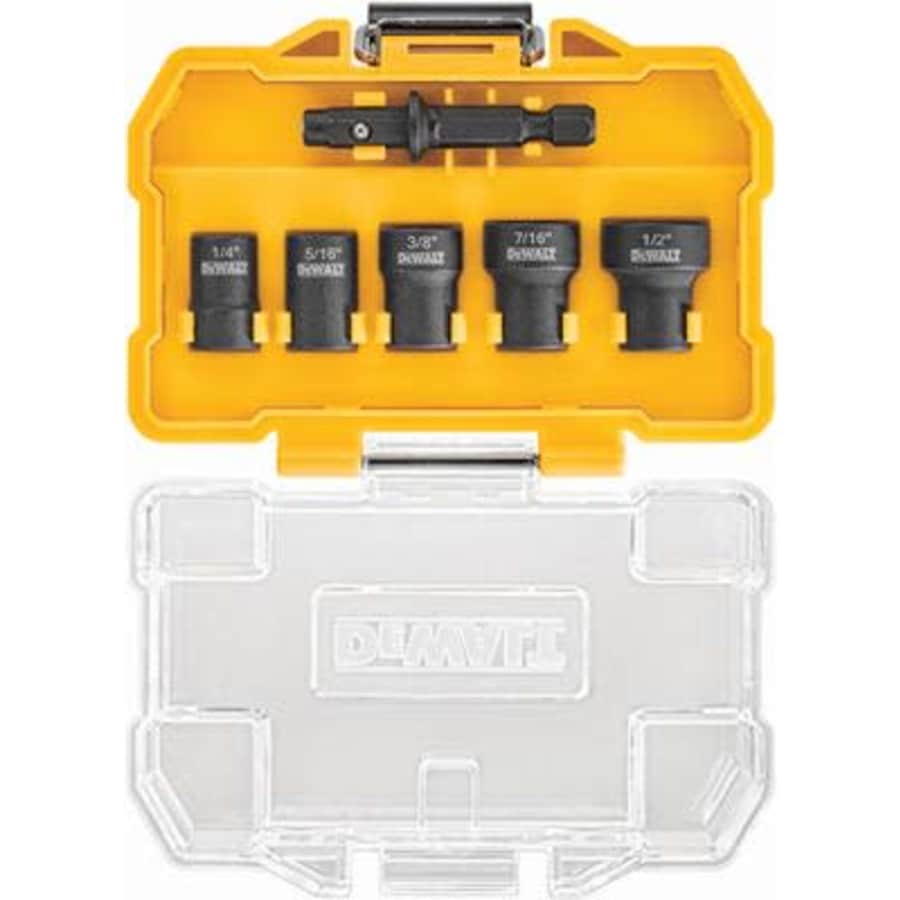 Dewalt Accessories DWADND-5 5PC Imp Nut DR Bit Set - Quantity 1 for $14 Dewalt Accessories DWADND-5 5PC Imp Nut DR Bit Set - Quantity 1 for $14