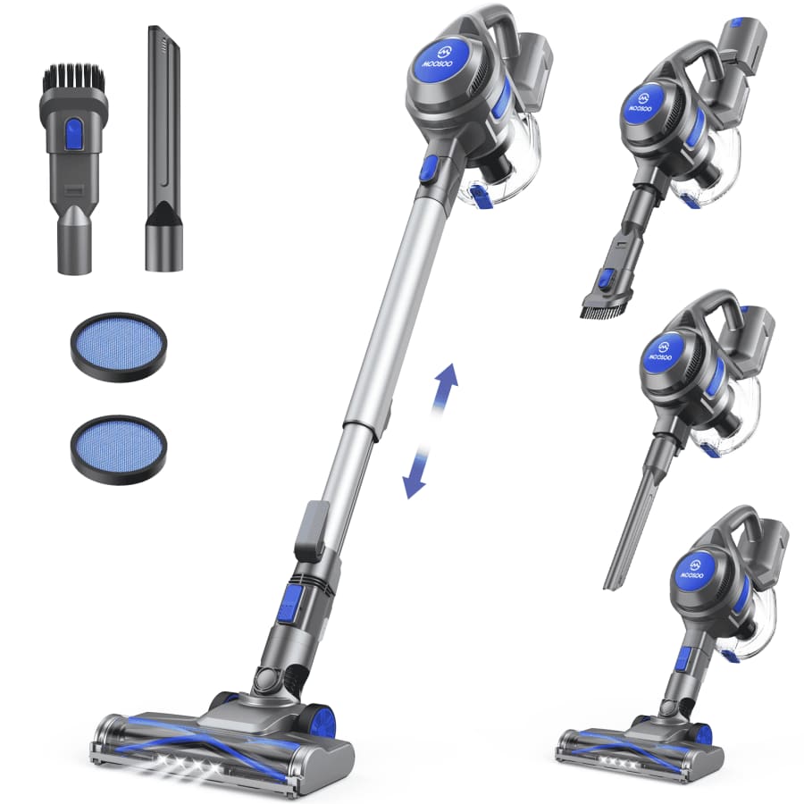 Moosoo 4-in-1 Cordless Stick Vacuum for $65