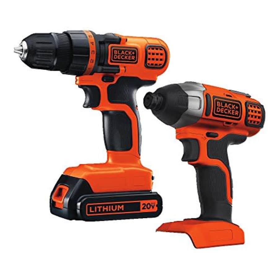 Black+Decker 20V MAX Cordless Drill 2-Tool Combo Kit for $84 Black+Decker 20V MAX Cordless Drill 2-Tool Combo Kit for $84