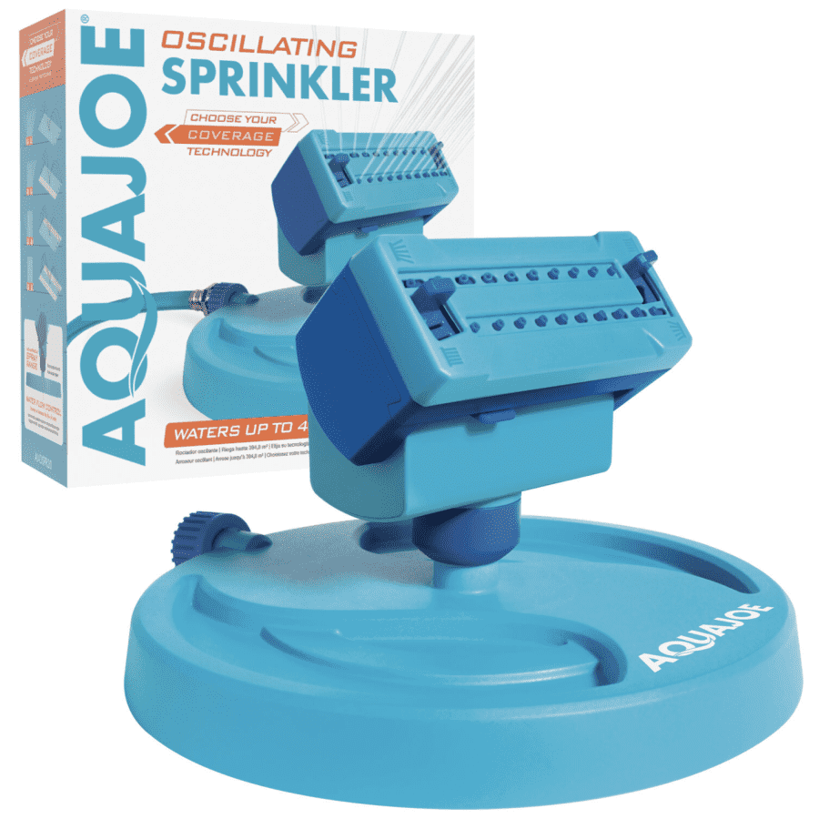 Aqua Joe 20-Nozzle Oscillating Sprinkler for $15 Aqua Joe 20-Nozzle Oscillating Sprinkler for $15