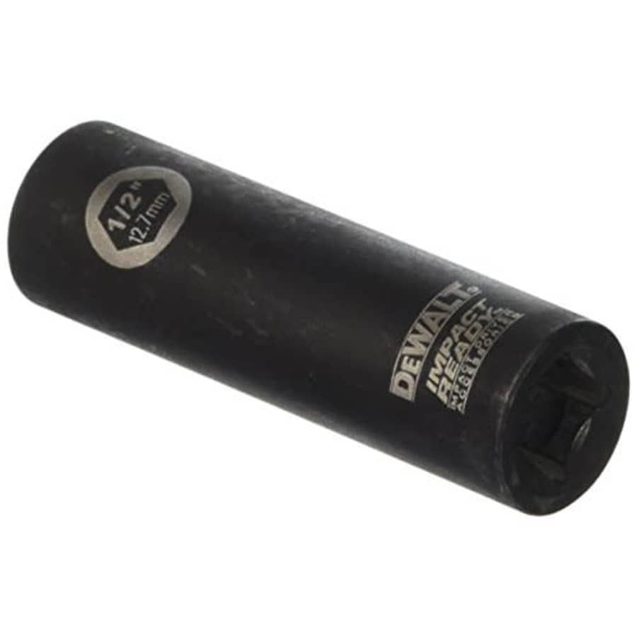 DEWALT DW2286 1/2-Inch IMPACT READY Deep Socket for 3/8-Inch Drive,Black Oxide for $10