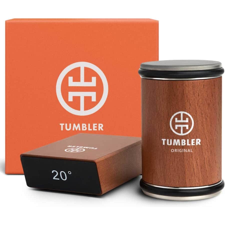 The Original Tumbler Rolling Knife Sharpener for $97 The Original Tumbler Rolling Knife Sharpener for $97