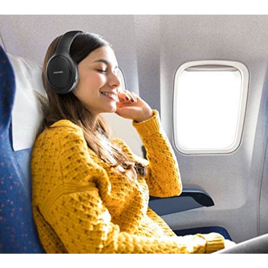 Toshiba Noise Cancelling Bluetooth Headphones | Wireless Over Ear Headphones | Bluetooth Headset for $60