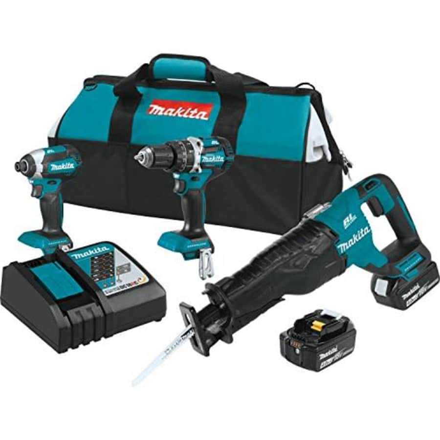 Makita XT328M 4.0 Ah 18V LXT Lithium-Ion Brushless Cordless Combo Kit, 3 Piece for $588