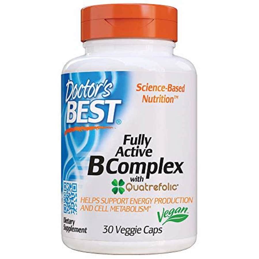 Doctor's Best Fully Active B Complex, Non-GMO, Gluten Free, Vegan, Soy Free, Supports Energy for $9