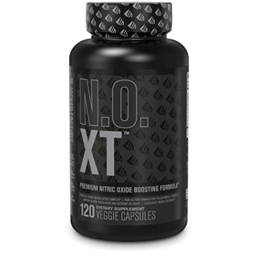 Jacked Factory N.O. XT Black Nitric Oxide Supplement - w/ Arginine NO3-T Nitrates for Blood Flow, for $30 Jacked Factory N.O. XT Black Nitric Oxide Supplement - w/ Arginine NO3-T Nitrates for Blood Flow, for $30