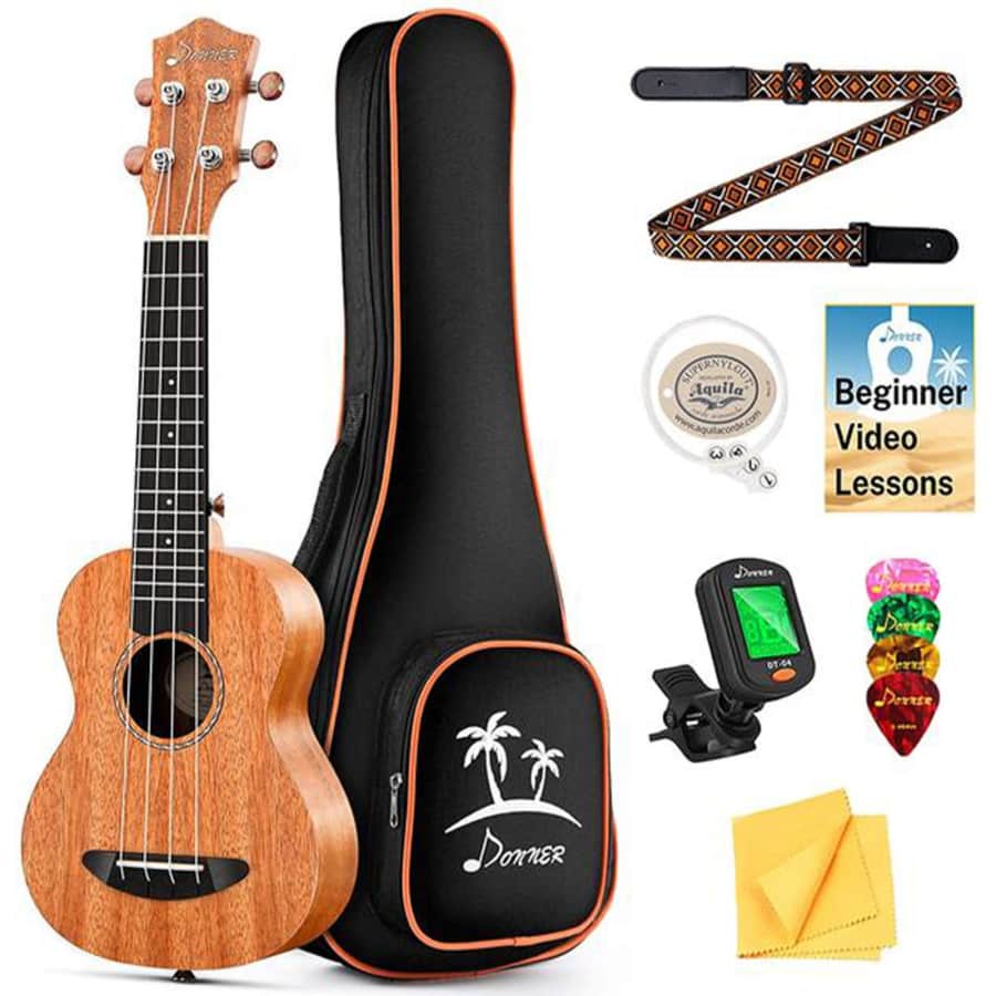 Donner 23" Concert Ukulele Kit for $40 Donner 23" Concert Ukulele Kit for $40
