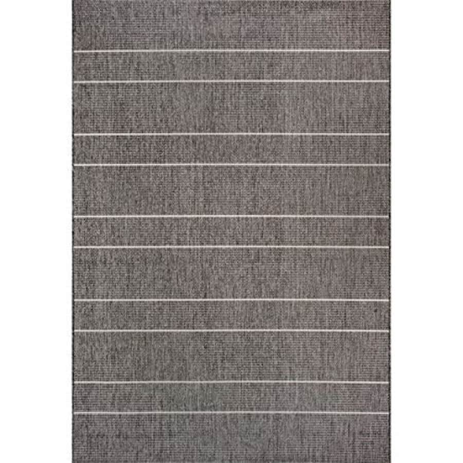 nuLOOM Pinstriped Taliah Indoor/Outdoor Area Rug, 7' 6" x 10' 9", Grey for $153