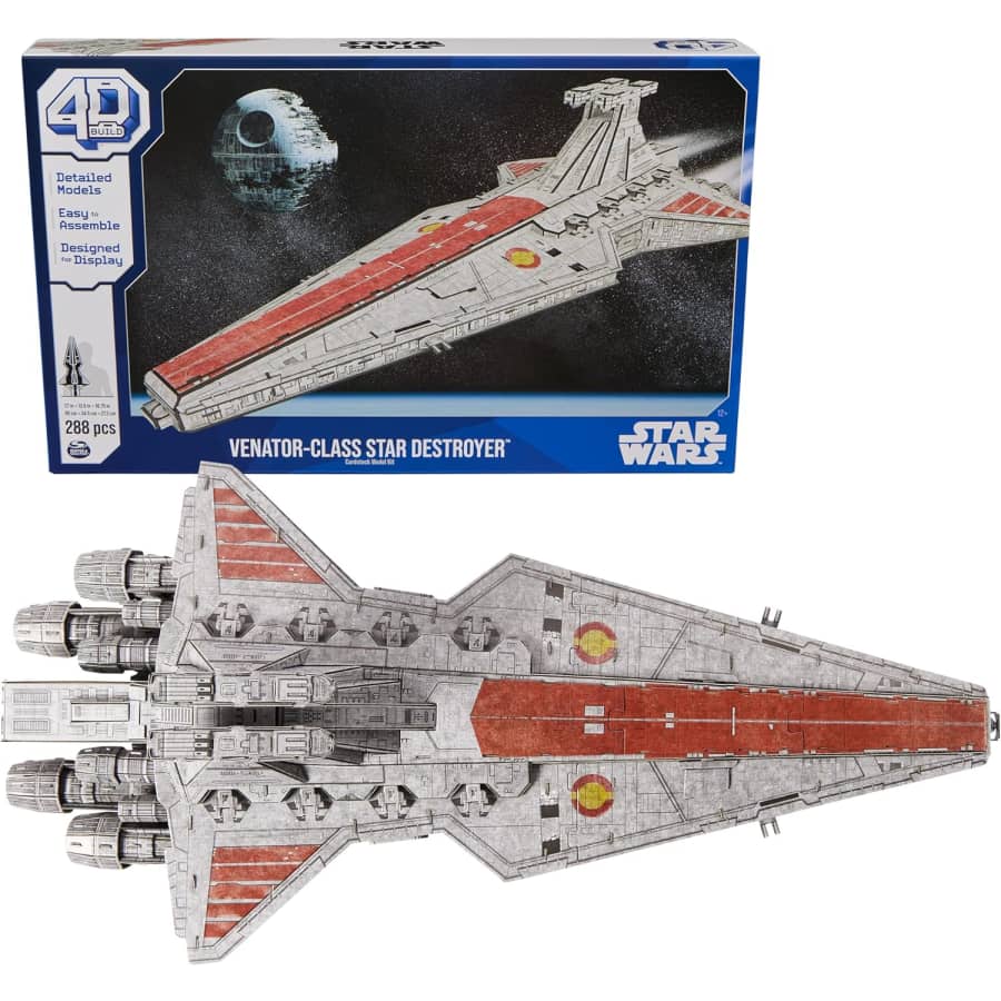 Star Wars Deluxe Venator-Class Star Destroyer 3D Model Kit for $11 w/ Prime Star Wars Deluxe Venator-Class Star Destroyer 3D Model Kit for $11 w/ Prime