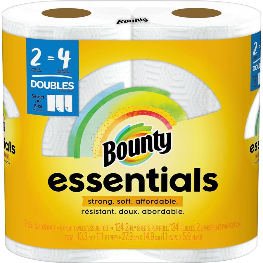 Bounty Essentials Select-A-Size Paper Towels 2-Pack for $3.30 via Sub & Save Bounty Essentials Select-A-Size Paper Towels 2-Pack for $3.30 via Sub & Save