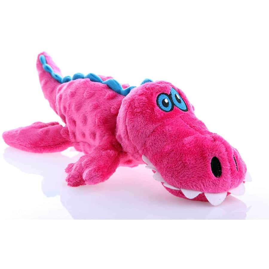 goDog Gators with Chew Guard Technology Tough Plush Dog Toy for $10