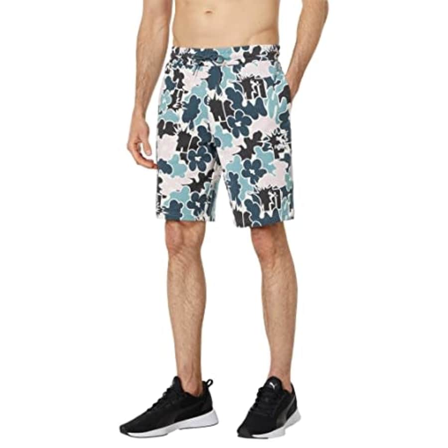 PUMA Men's All Over Print 10" Shorts, Summer/Pristine/AOP, X-Large for $34 PUMA Men's All Over Print 10" Shorts, Summer/Pristine/AOP, X-Large for $34
