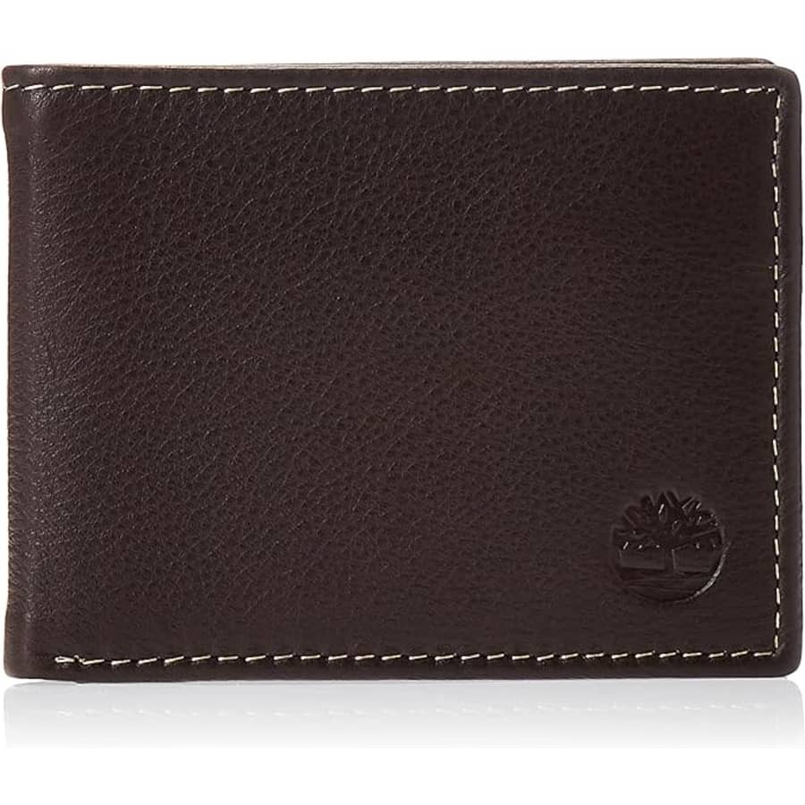 Timberland Men's Wellington RFID Bifold Wallet for $16 Timberland Men's Wellington RFID Bifold Wallet for $16