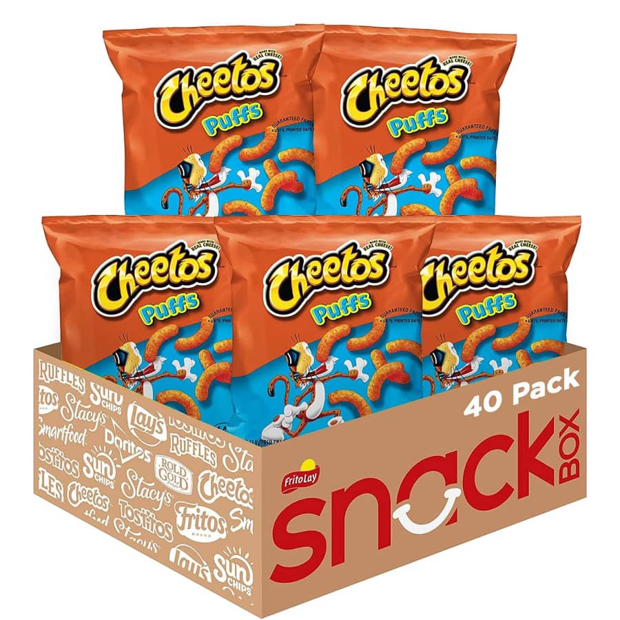 Cheetos Puffs Cheese Flavored Snacks 40-Pack for $13 via Sub & Save Cheetos Puffs Cheese Flavored Snacks 40-Pack for $13 via Sub & Save
