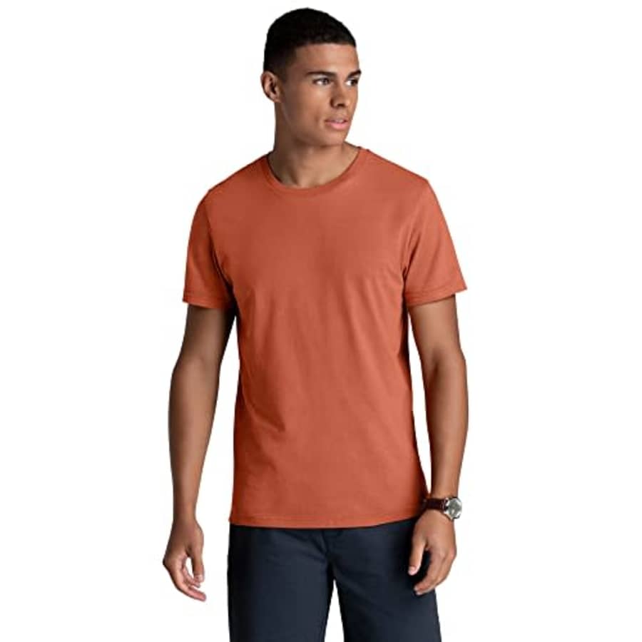 Fruit of the Loom Men's Recover Cotton T-Shirt Made with Sustainable, Low Impact Recycled Fiber, for $8 Fruit of the Loom Men's Recover Cotton T-Shirt Made with Sustainable, Low Impact Recycled Fiber, for $8