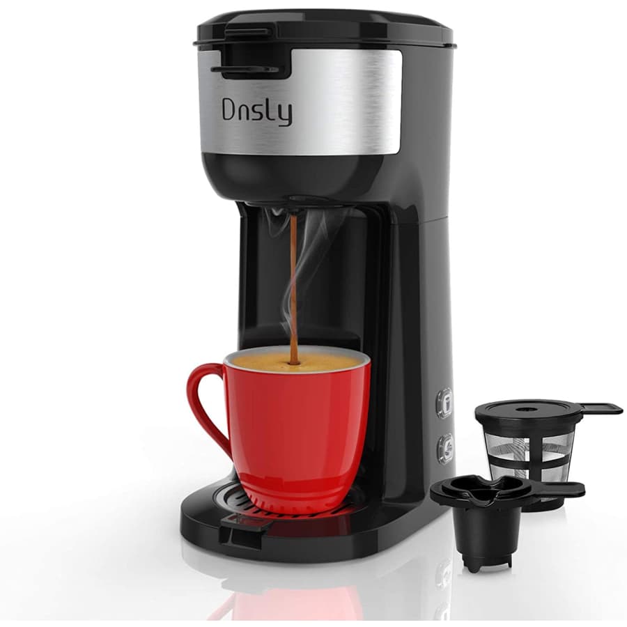 Dnsly Single Serve Coffee Maker for $30