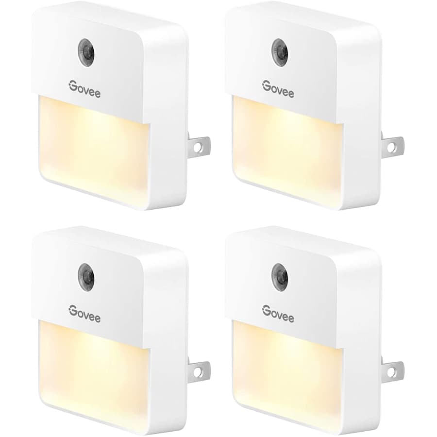 Govee Dusk to Dawn Plug-In LED Night Light 4-Pack for $6 Govee Dusk to Dawn Plug-In LED Night Light 4-Pack for $6