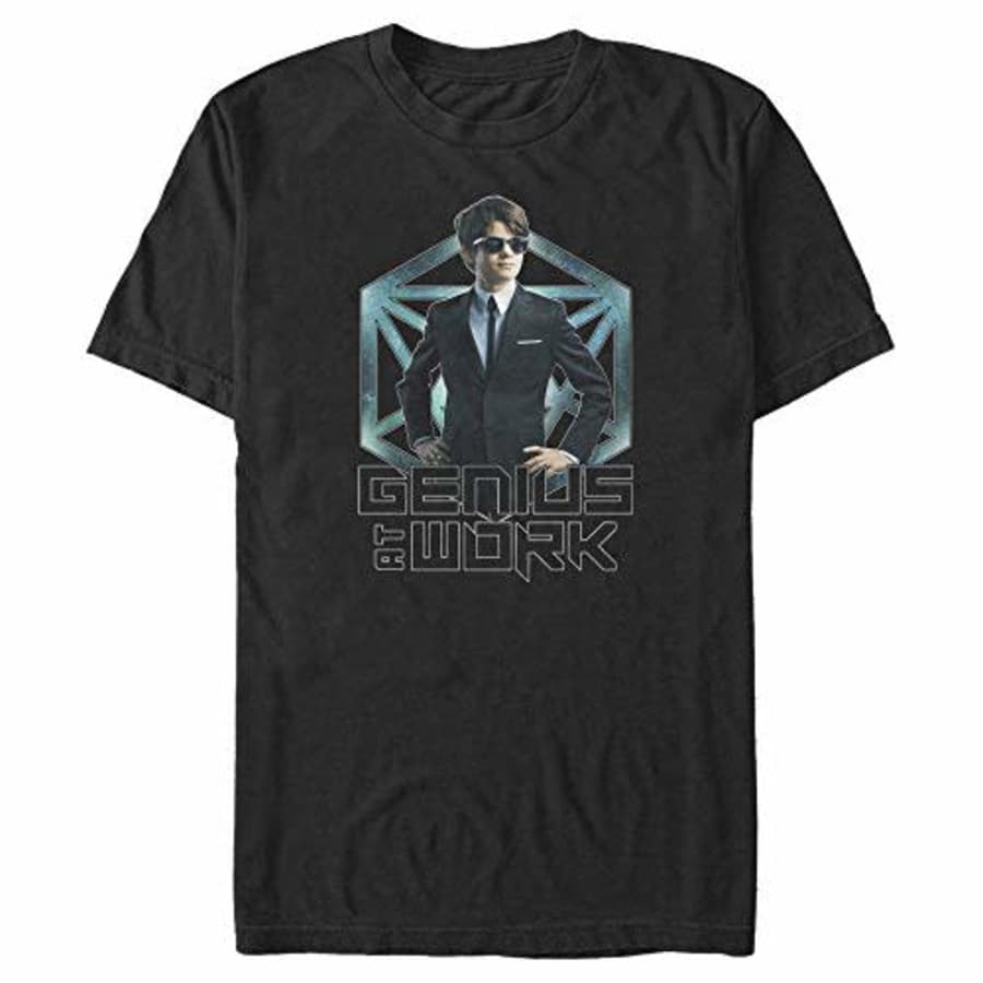 Disney Men's Artemis Fowl Hero Shot T-Shirt, Black, Large for $25