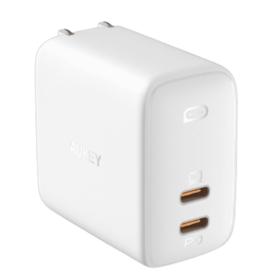 Aukey Omnia 65W Dual-Port PD Charger for $23 Aukey Omnia 65W Dual-Port PD Charger for $23
