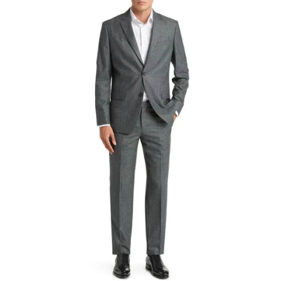 Nordstrom Men's Mini Houndstooth Wool Flannel Suit for $225