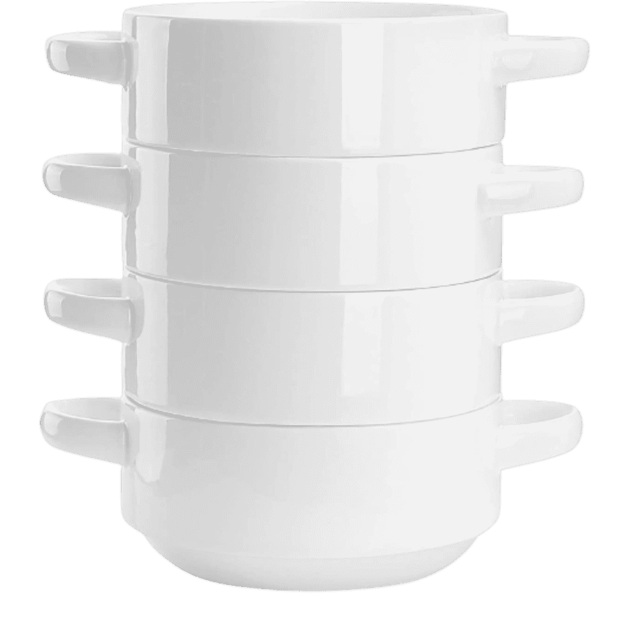 Sweese 20-oz. Porcelain Bowl 4-Pack for $19 Sweese 20-oz. Porcelain Bowl 4-Pack for $19