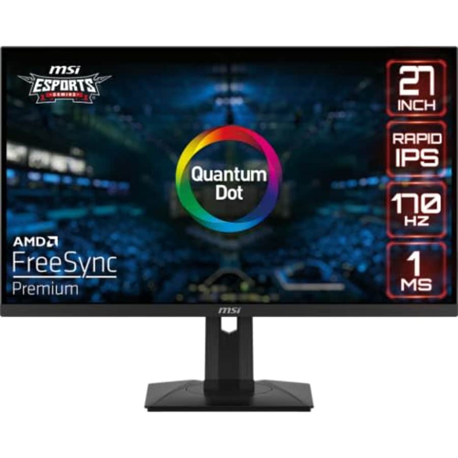 MSI 27" 1440p IPS 170Hz Gaming Monitor for $139