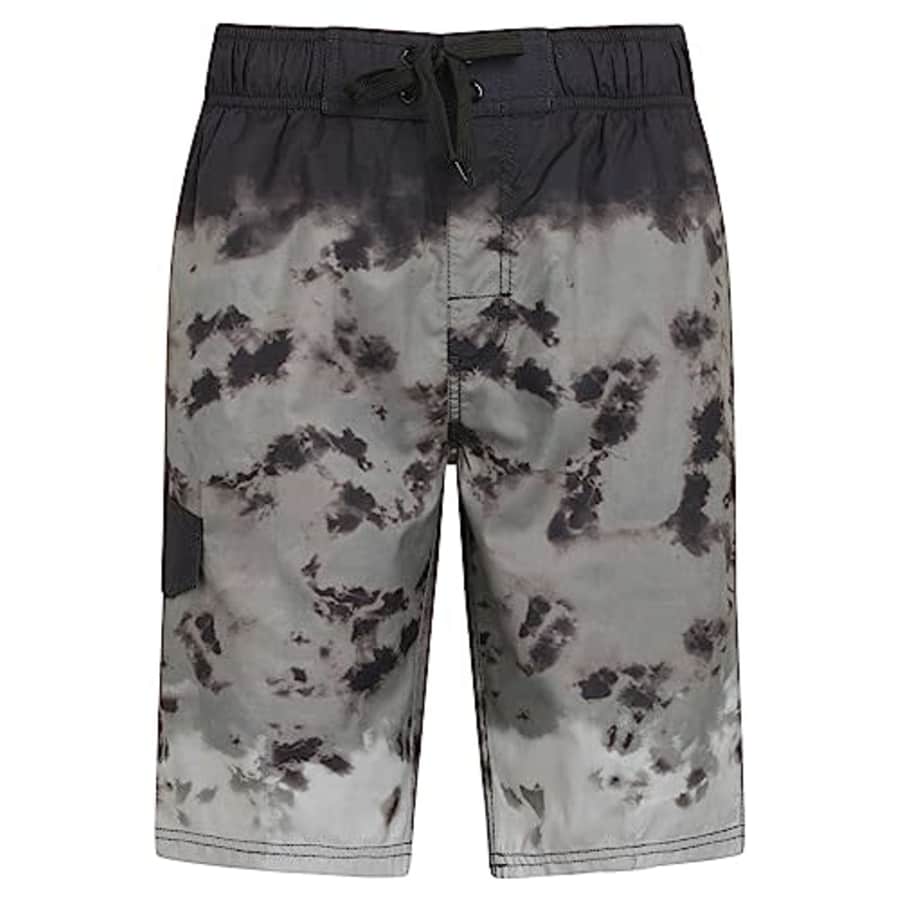 Kanu Surf Men's Standard Iconic Swim Trunks (Regular & Extended Sizes), Vibration Black/Grey for $25