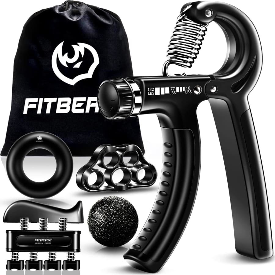FitBeast Hand Grip Strengthener 5-Piece Kit for $10