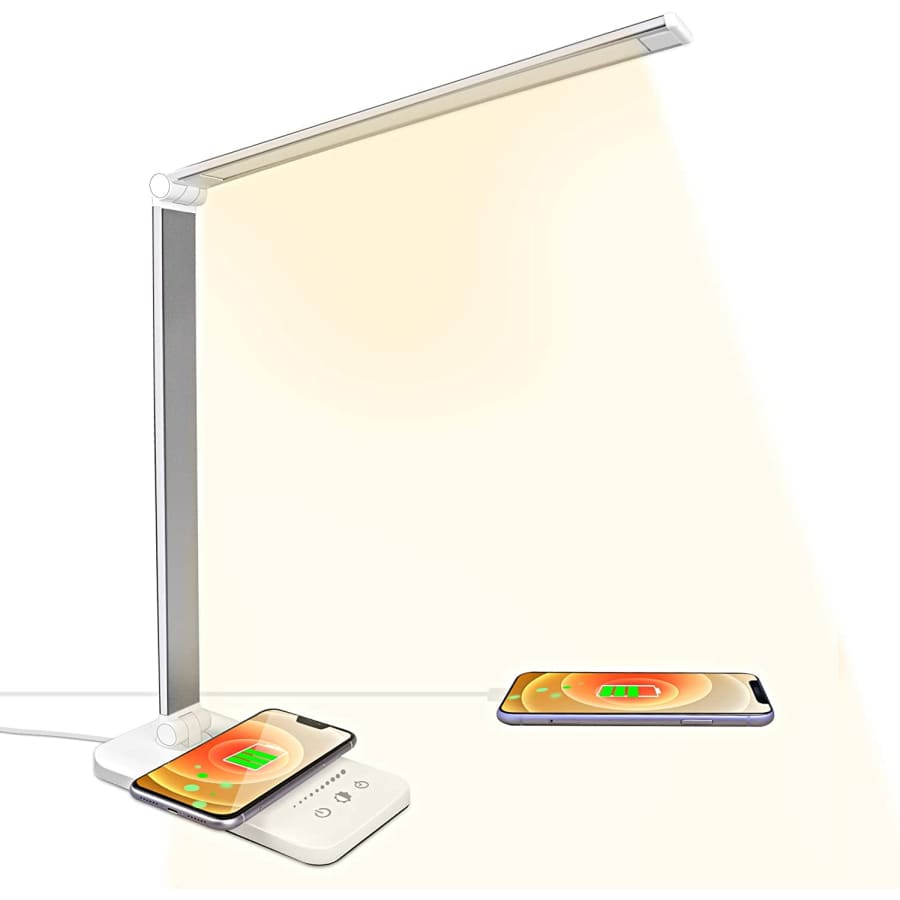 A3A ACADGQ LED Desk Lamp with Wireless Charger for $20