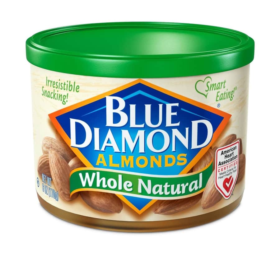 Blue Diamond Whole Natural Almonds 6-oz. Tin for $2.28 via Sub & Save