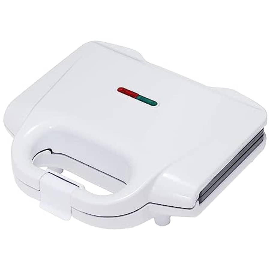 Amazon Basics Waffle Maker 2-Slices White with Non-stick coating and Easy to Clean, 700W for $18 Amazon Basics Waffle Maker 2-Slices White with Non-stick coating and Easy to Clean, 700W for $18