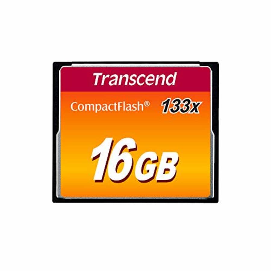 Transcend 16GB CompactFlash Memory Card 133x (TS16GCF133) for $23 Transcend 16GB CompactFlash Memory Card 133x (TS16GCF133) for $23