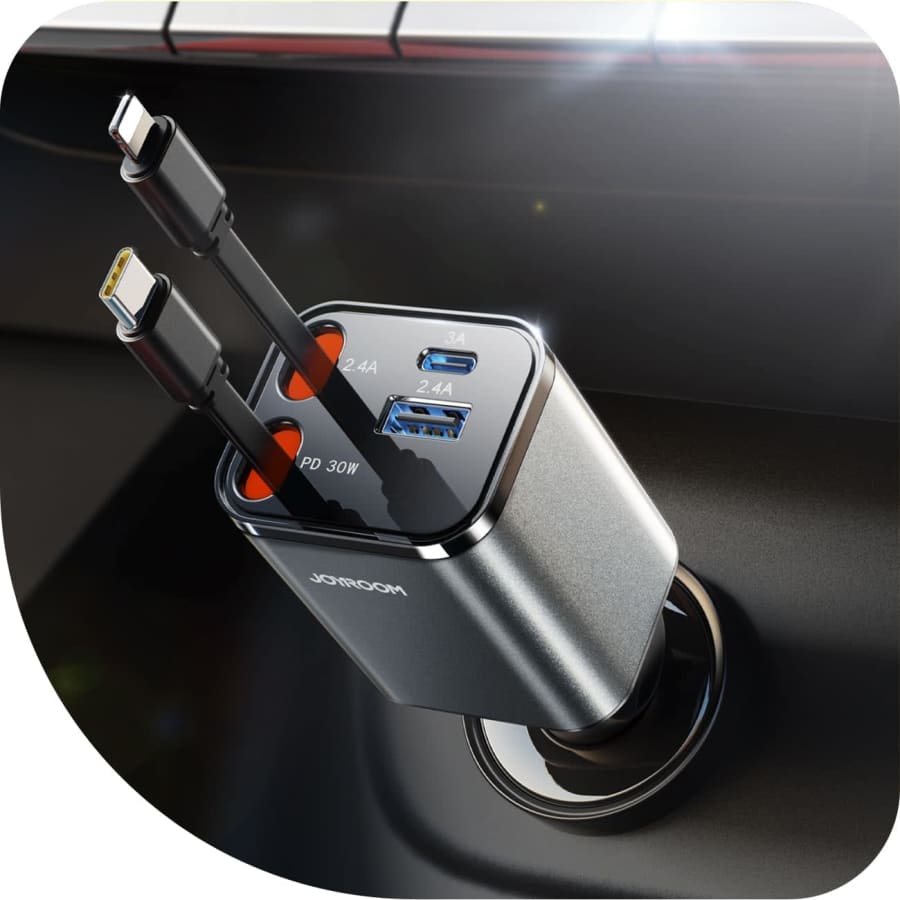 Joyroom 69W Retractable Car Charger: $11.04 Joyroom 69W Retractable Car Charger: $11.04