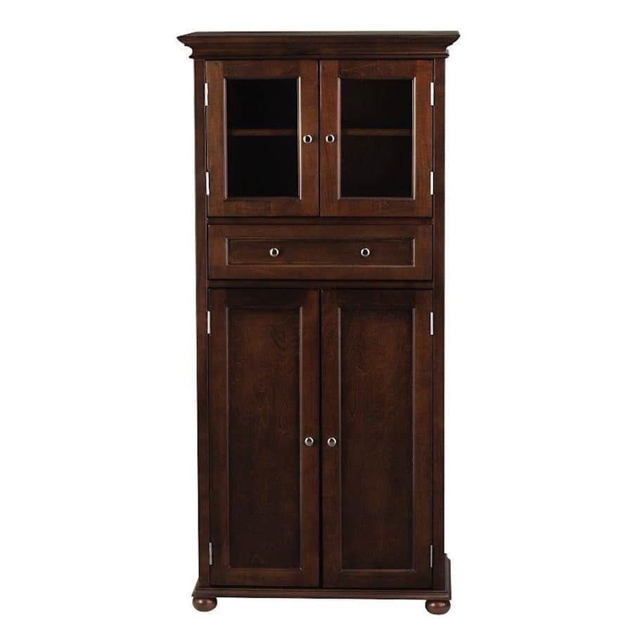 Home Decorators Collection Hampton Harbor 4-Door Tall Cabinet for $137
