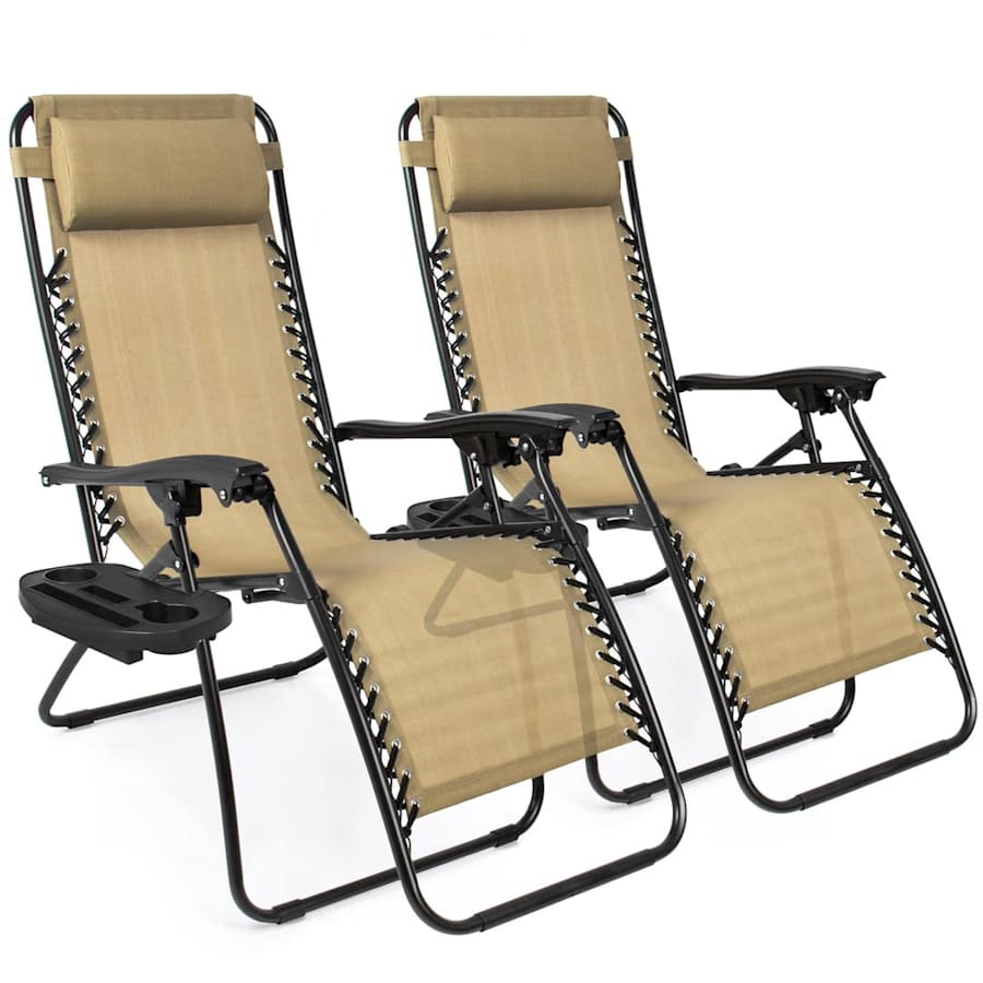 Best Choice 2-Pk. Zero Gravity Patio Chairs for $60