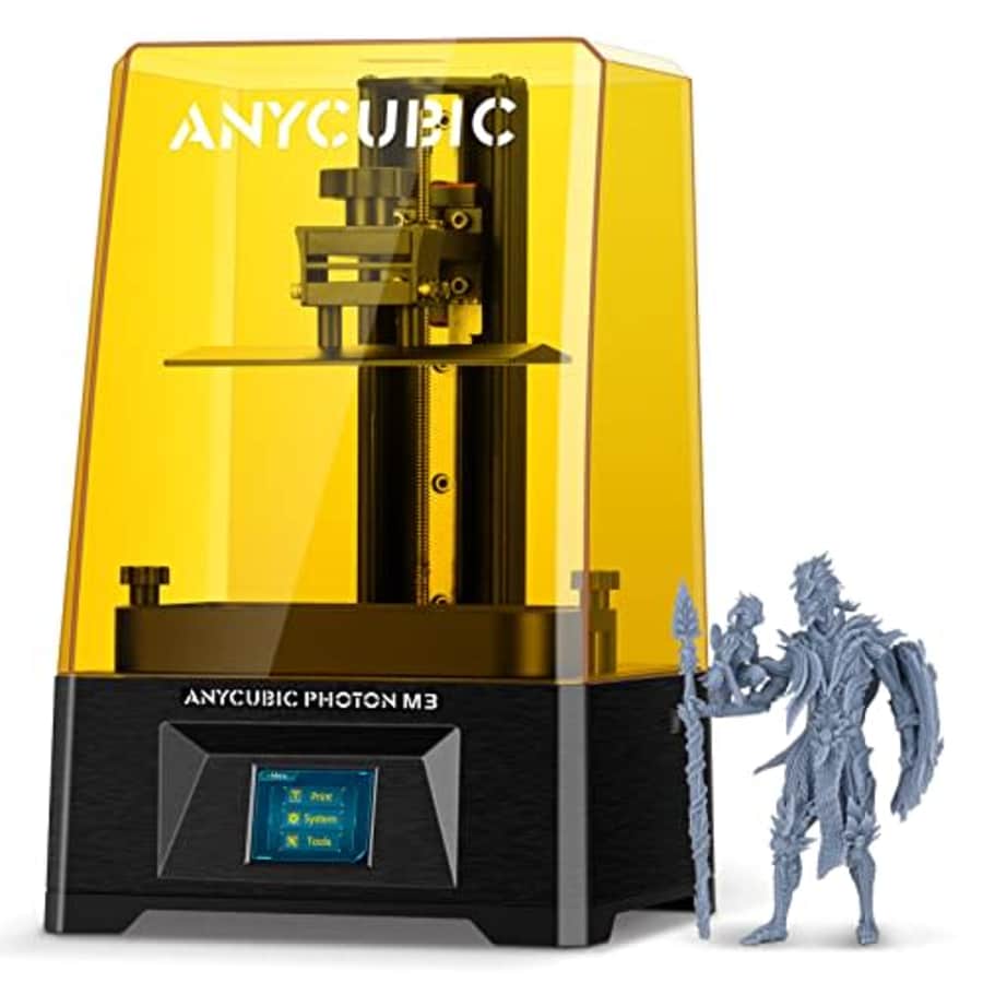 ANYCUBIC Photon M3 Resin 3D Printer, 7.6'' LCD SLA UV 3D Resin Printer with 4K+ Monochrome Screen, for $230 ANYCUBIC Photon M3 Resin 3D Printer, 7.6'' LCD SLA UV 3D Resin Printer with 4K+ Monochrome Screen, for $230