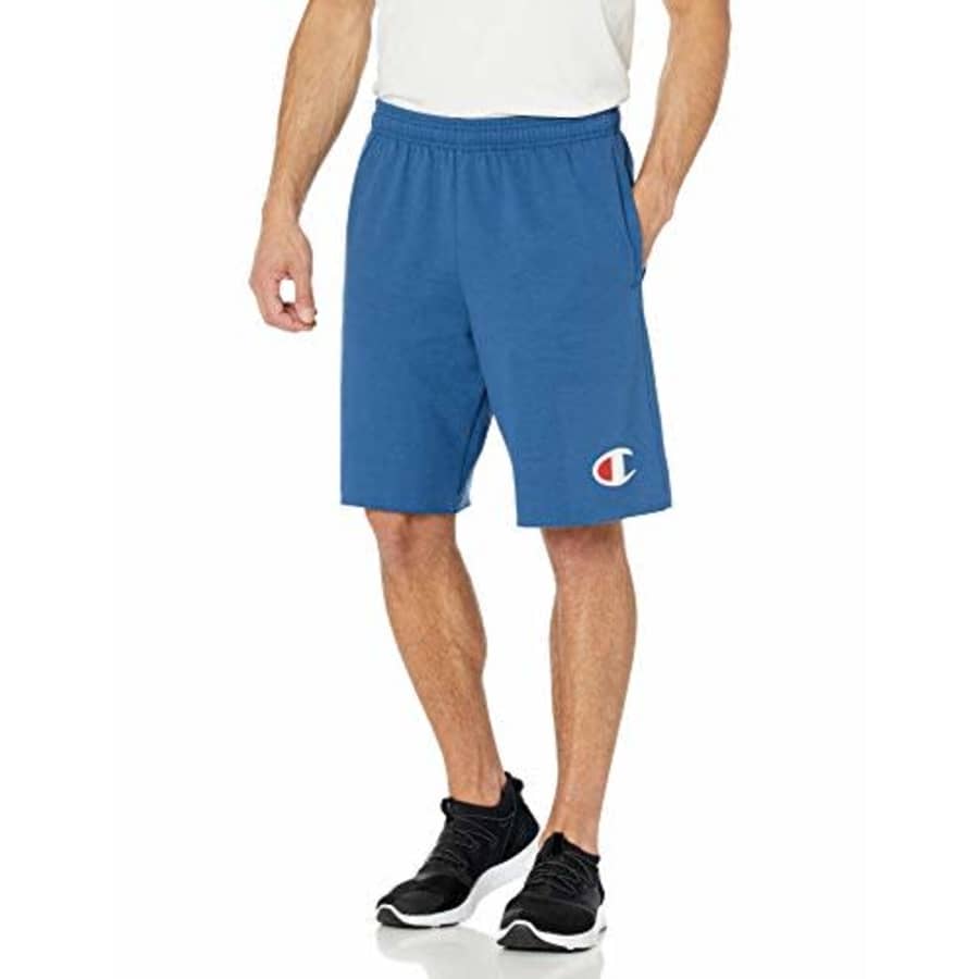 Champion Men's Athletic Shorts, Regal Navy, X-Large for $34