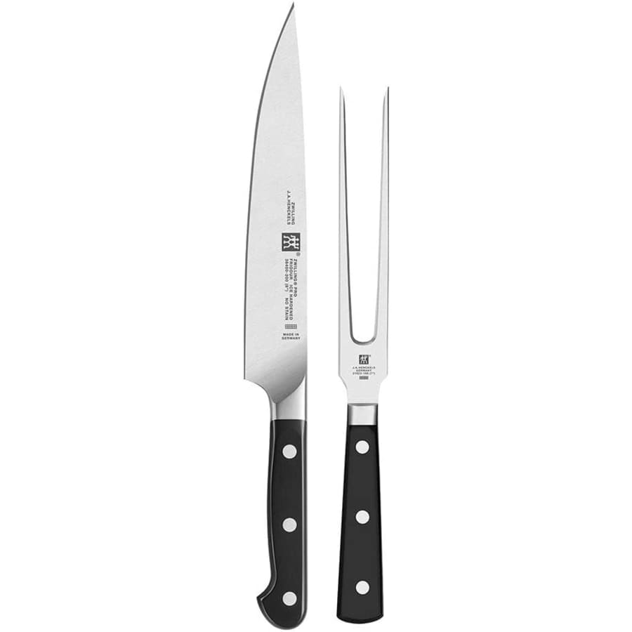 Zwilling Pro 2-pc Carving Knife & Fork Set for $131