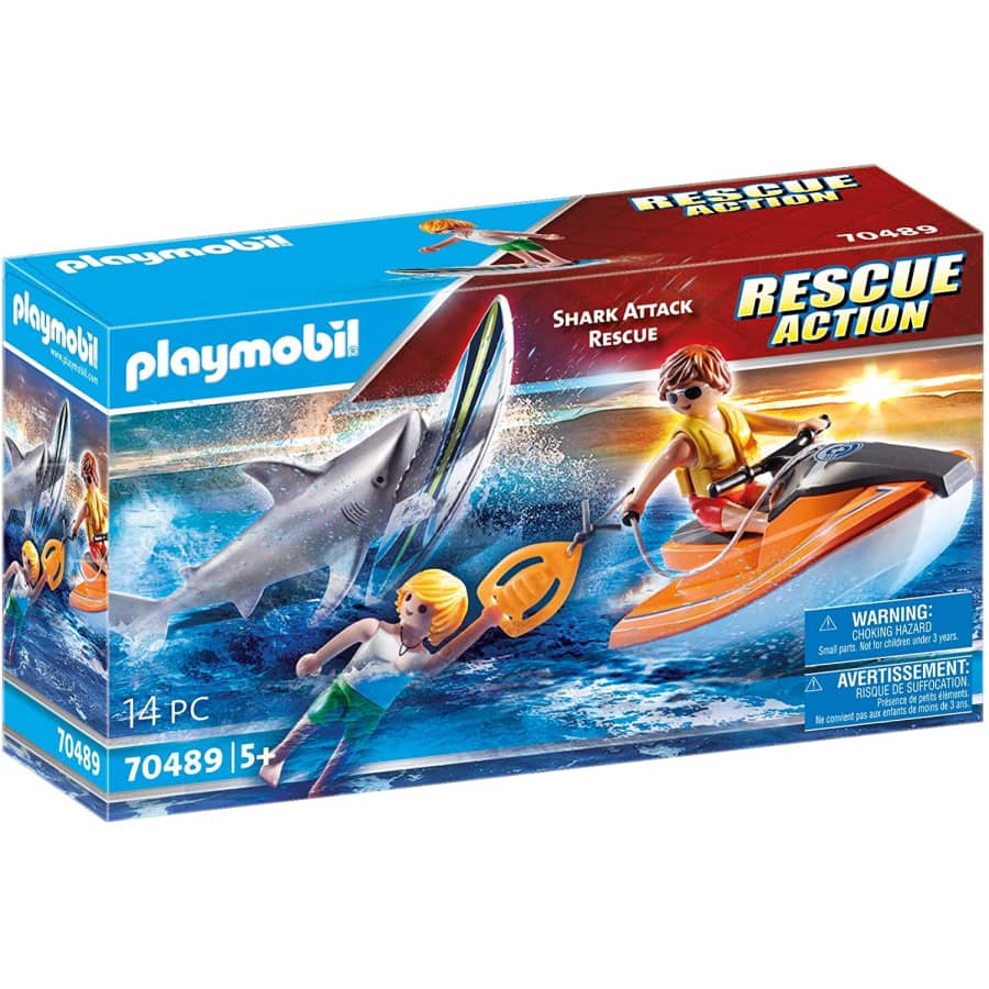Playmobil Shark Attack and Rescue Boat for $15 Playmobil Shark Attack and Rescue Boat for $15