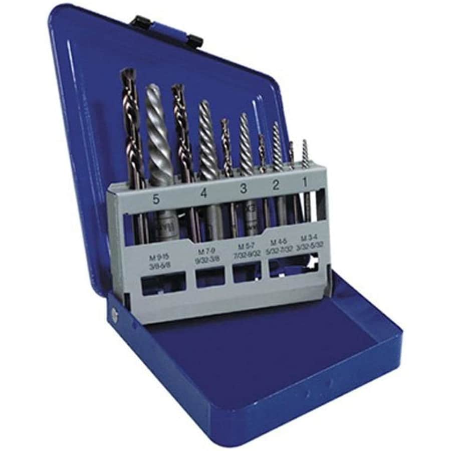 Irwin 10-Piece Spiral Flute Screw Extractor/ Drill Bit Set for $40