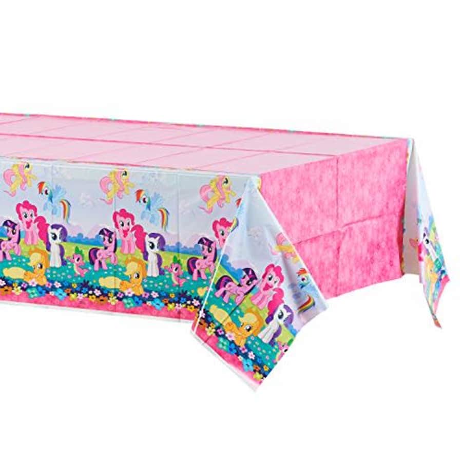 American Greetings Plastic Table Cover for Arts & Crafts, My Little Pony Party Supplies (1-Count) for $5