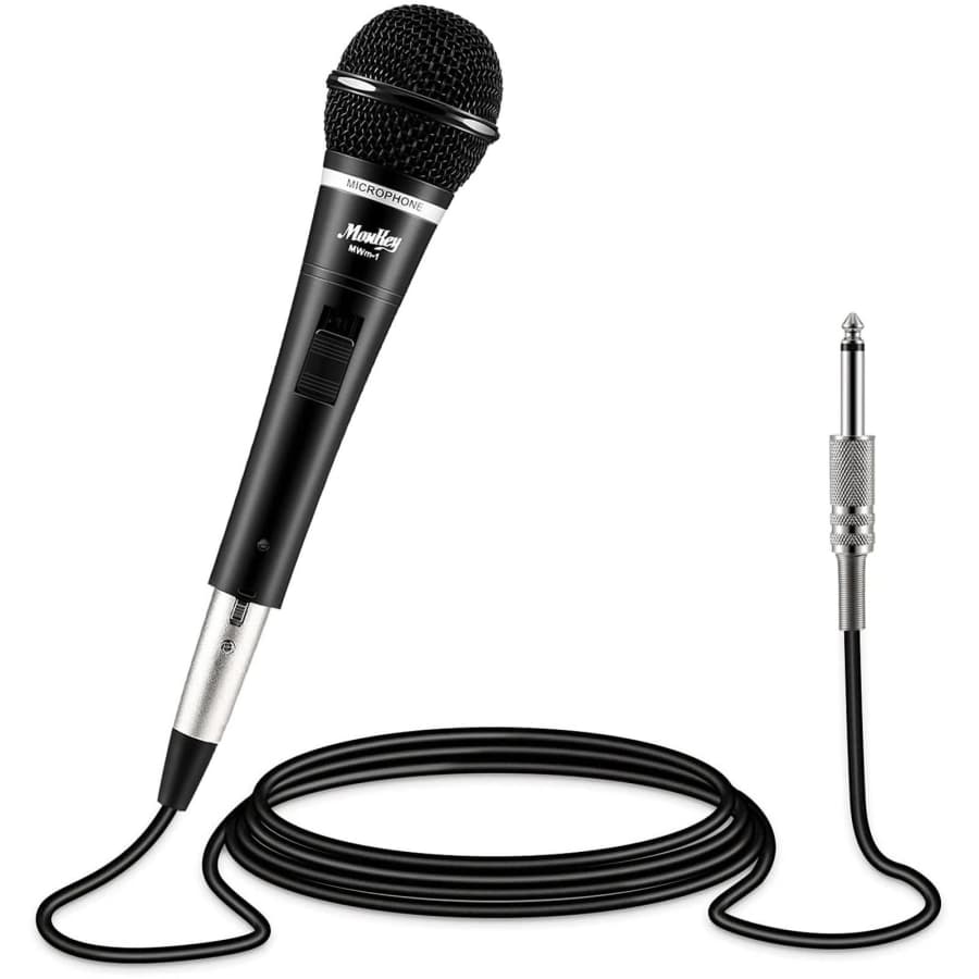 Moukey Dynamic Wired Karaoke Microphone for $7 Moukey Dynamic Wired Karaoke Microphone for $7