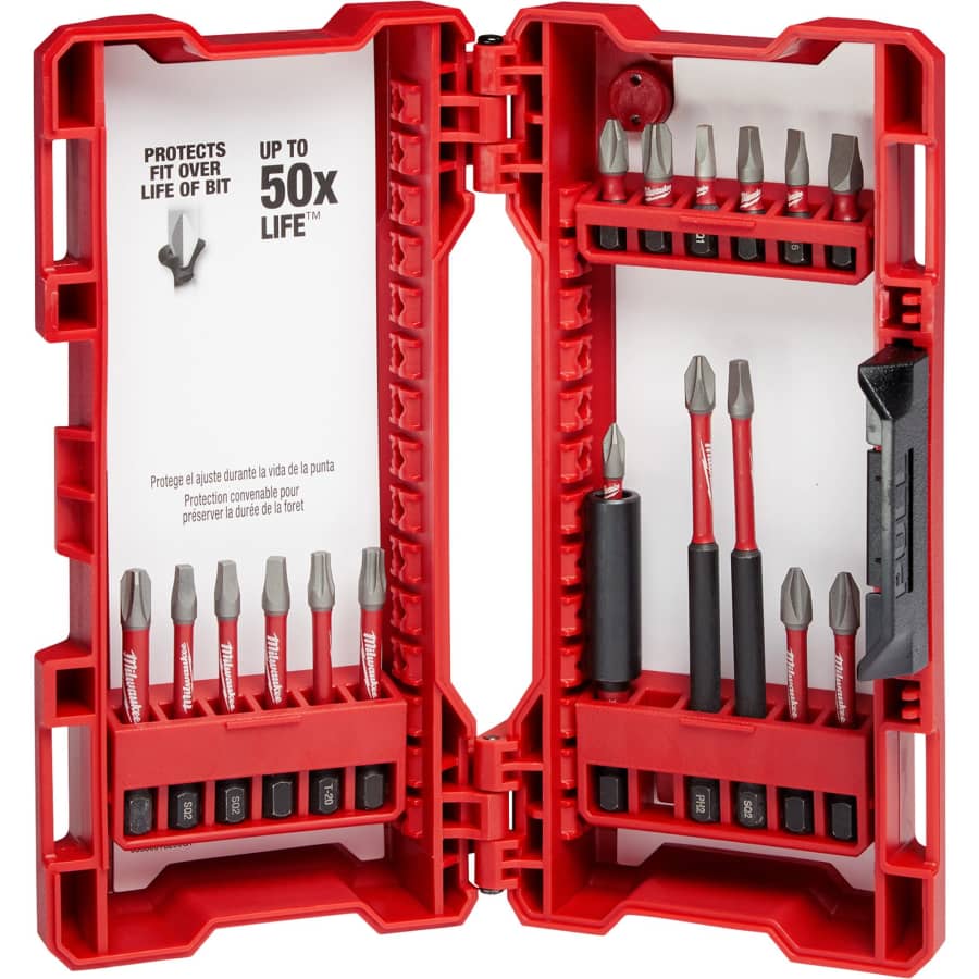 Milwaukee Shockwave 18-Piece Impact Driver Bit Set for $10