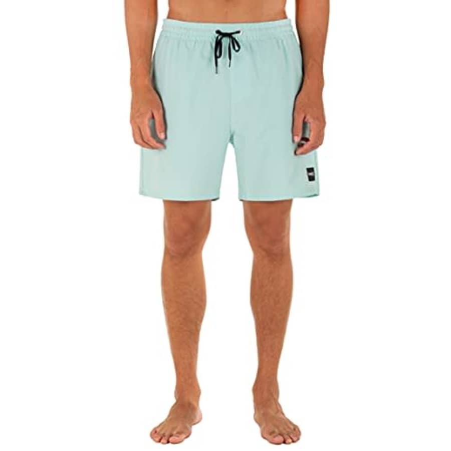 Hurley Men's One and Only Solid 17" Volley Board Short, Light Dew, Medium for $30 Hurley Men's One and Only Solid 17" Volley Board Short, Light Dew, Medium for $30