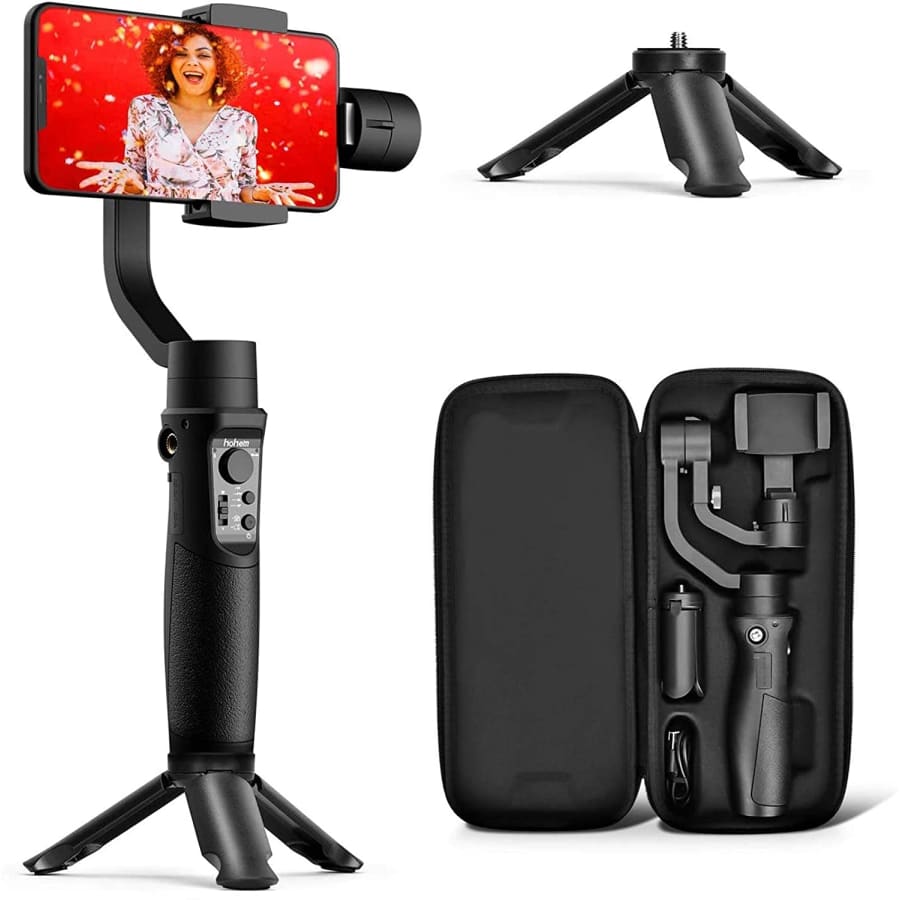 Hohem 3-Axis Gimbal Stabilizer for iPhone 11 for $99