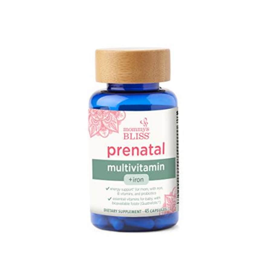 Mommy's Bliss Prenatal Multivitamins with Iron Energy Support for Mom with Iron B Vitamins for $17