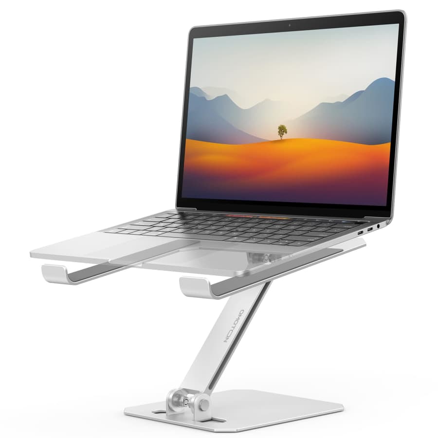 Omoton Adjustable Aluminum Laptop Stand for $20