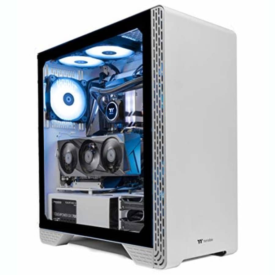 Thermaltake LCGS Glacier 370 AIO Liquid Cooled CPU Gaming PC (AMD Ryzen 5 5600X 6-core, ToughRam for $1,450 Thermaltake LCGS Glacier 370 AIO Liquid Cooled CPU Gaming PC (AMD Ryzen 5 5600X 6-core, ToughRam for $1,450