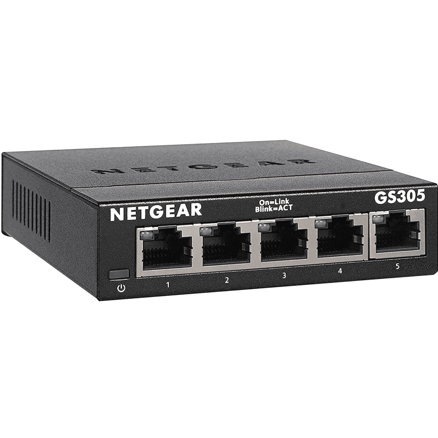 Netgear 5-Port Gigabit Unmanaged Switch for $14